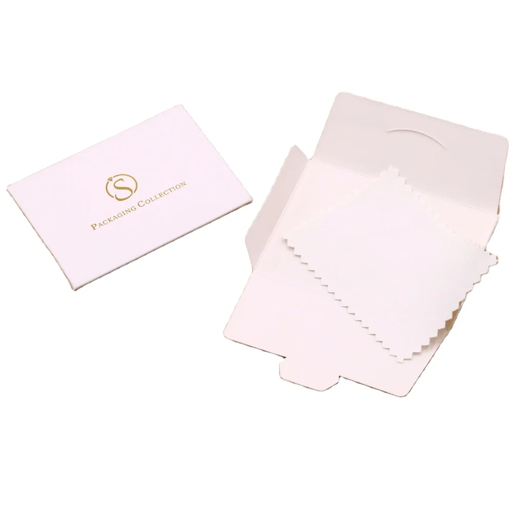 Custom Cotton Glass Cloth Envelope Jewellery Cleaners Gold Jewelry Cleaning Silver Polishing Cloth