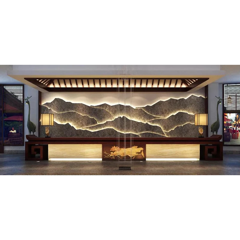 Natural Flex Thin Flexible Translucent Transparent Stone Veneer Sheet Tile Paper