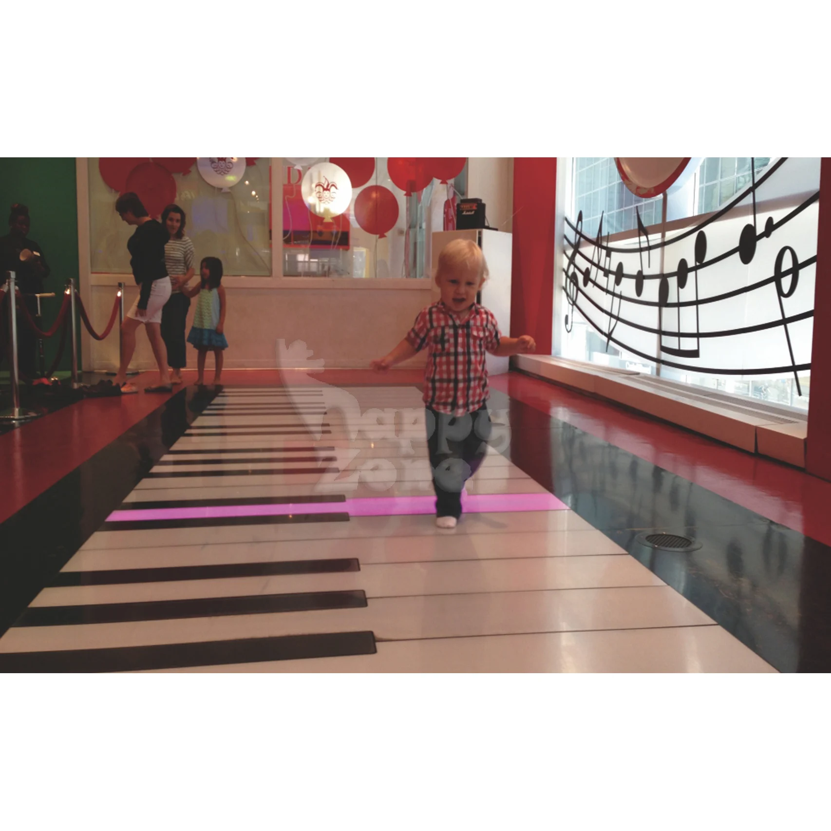 Hot Sales Playground Indoor LED Piano Interactive Dance Floor Musical Noted Floor Kids Interactive Decoration For Amusement Park