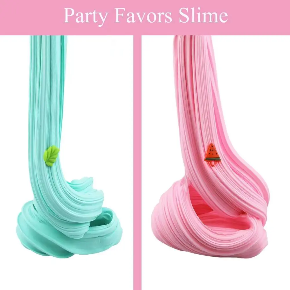 Флаффи-слайм 60 мл, игрушка из полимерной глины, добавка, мягкий легкий Пластилин для слайма, жвачка антистресс