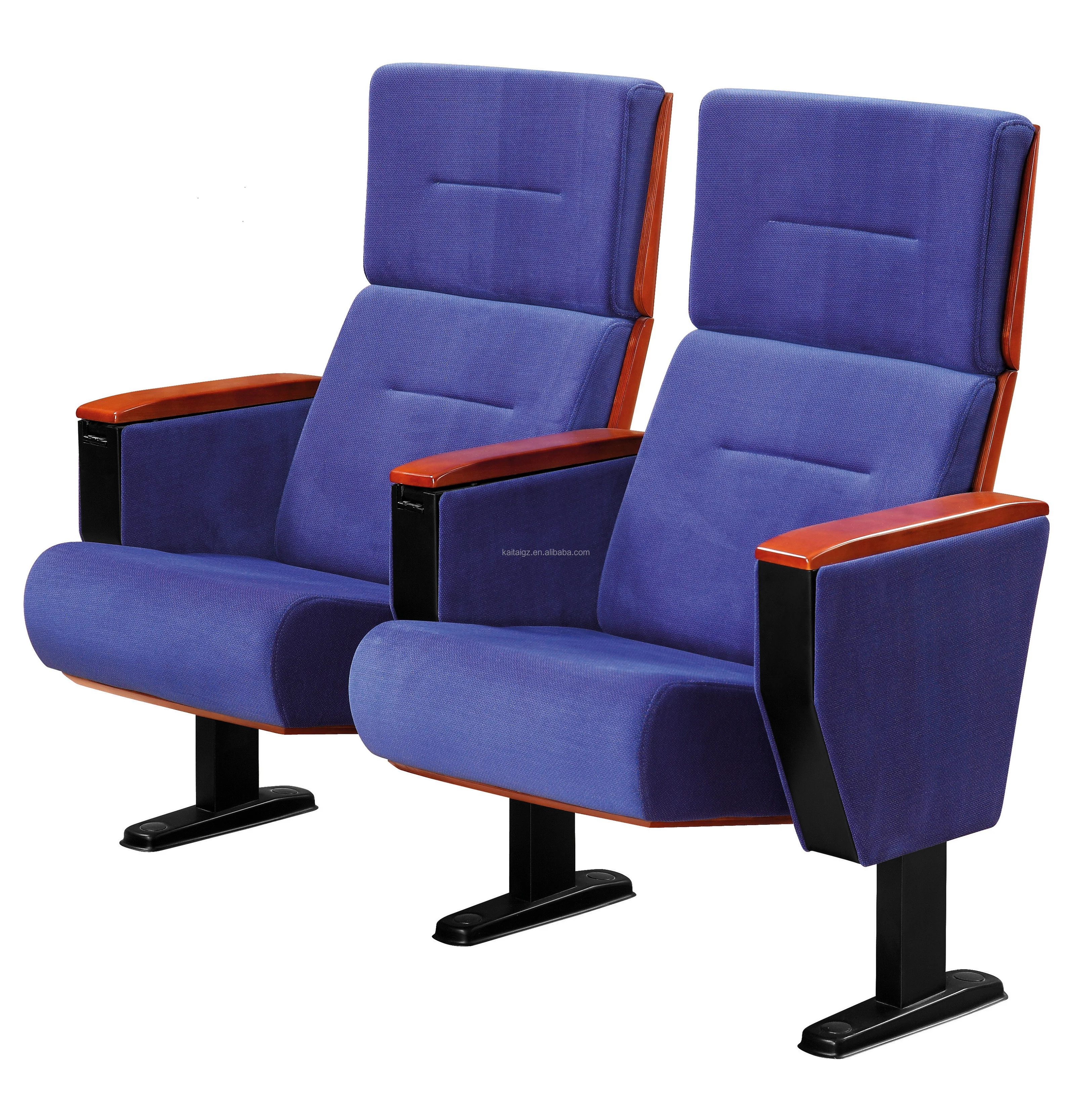 Front Hidden Foldable Table, Wood+Metal Frame K,Auditorium Theater Chair