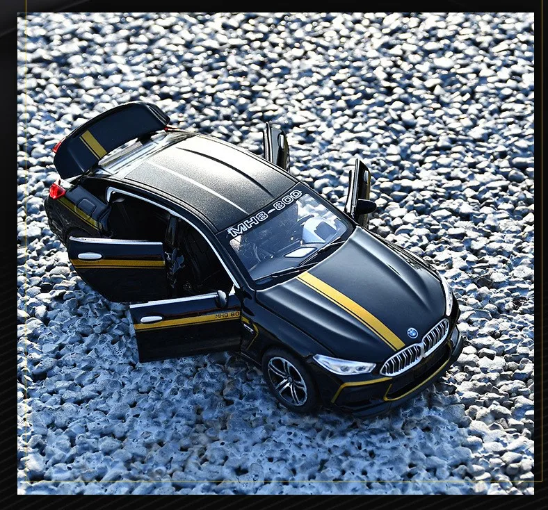 2022 Brand New High Quality 1/32 Scale BWM M8 Alloy Die Casting Car Model Kids Toy Simulation Mini Wholesale