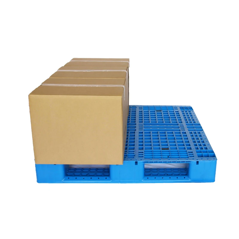 Cheap price light weight Signal Faced virgin HDPE Plastic 9 Feet Euro recycle plastic pallet For Sale