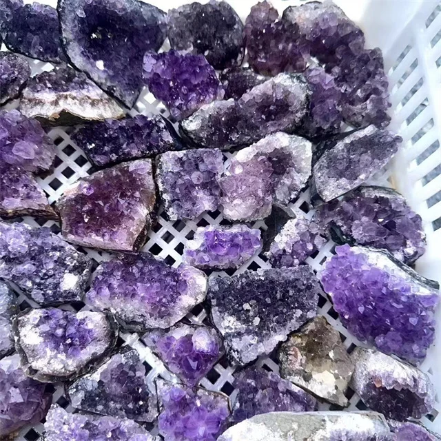 New arrivals mineral stone rough raw points natur gemstones amethyst quartz crystal specimens clusters for Decor