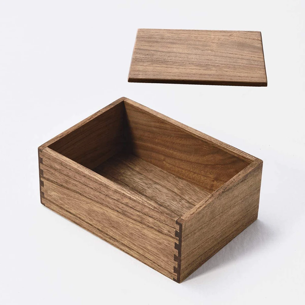 Storage Organizer with Hidden Compartment Drawers wood jewelry box