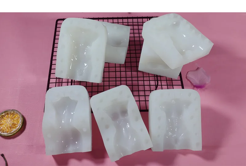  3D Маленькая женская статуя человеческого тела из смолы силиконовая форма ручной