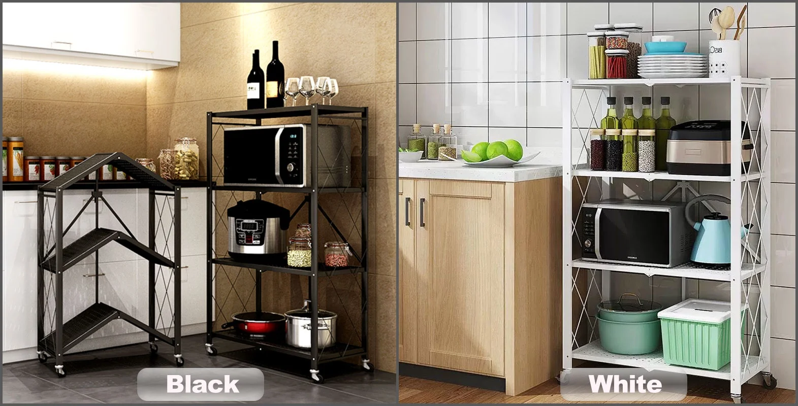 Home And Kitchen Accessories Dish Drying Rack Over Sink Kitchen Folding Storage Shelf Rack