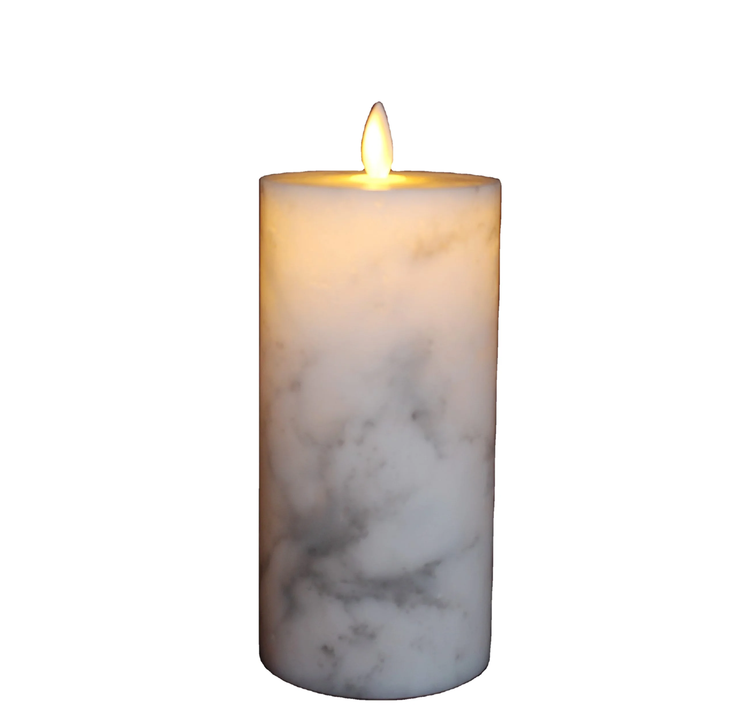 Christmas Halloween Decoration  LED  Flameless  Pillar moving  Candle