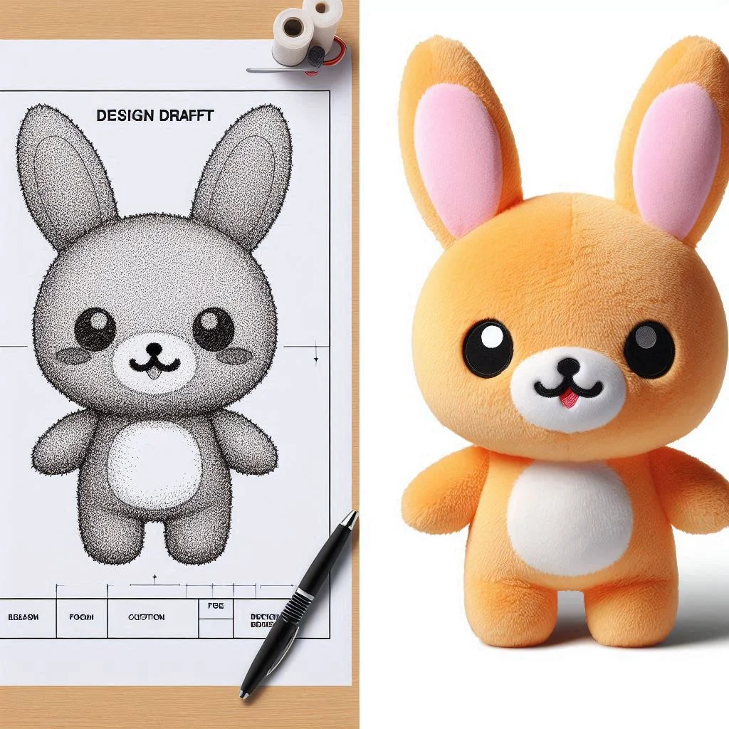 Custom new design popular plushie animal toys cartoon mascot custom shape customized plush toys