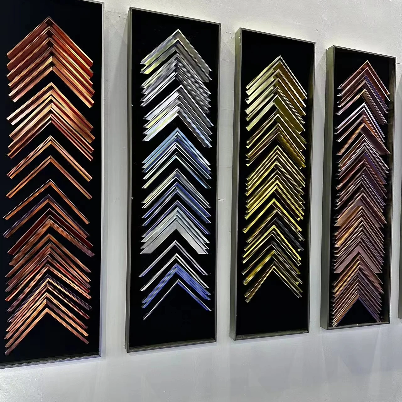 polish gold mirror frame aluminum profile custom mirror frame photo frame aluminium