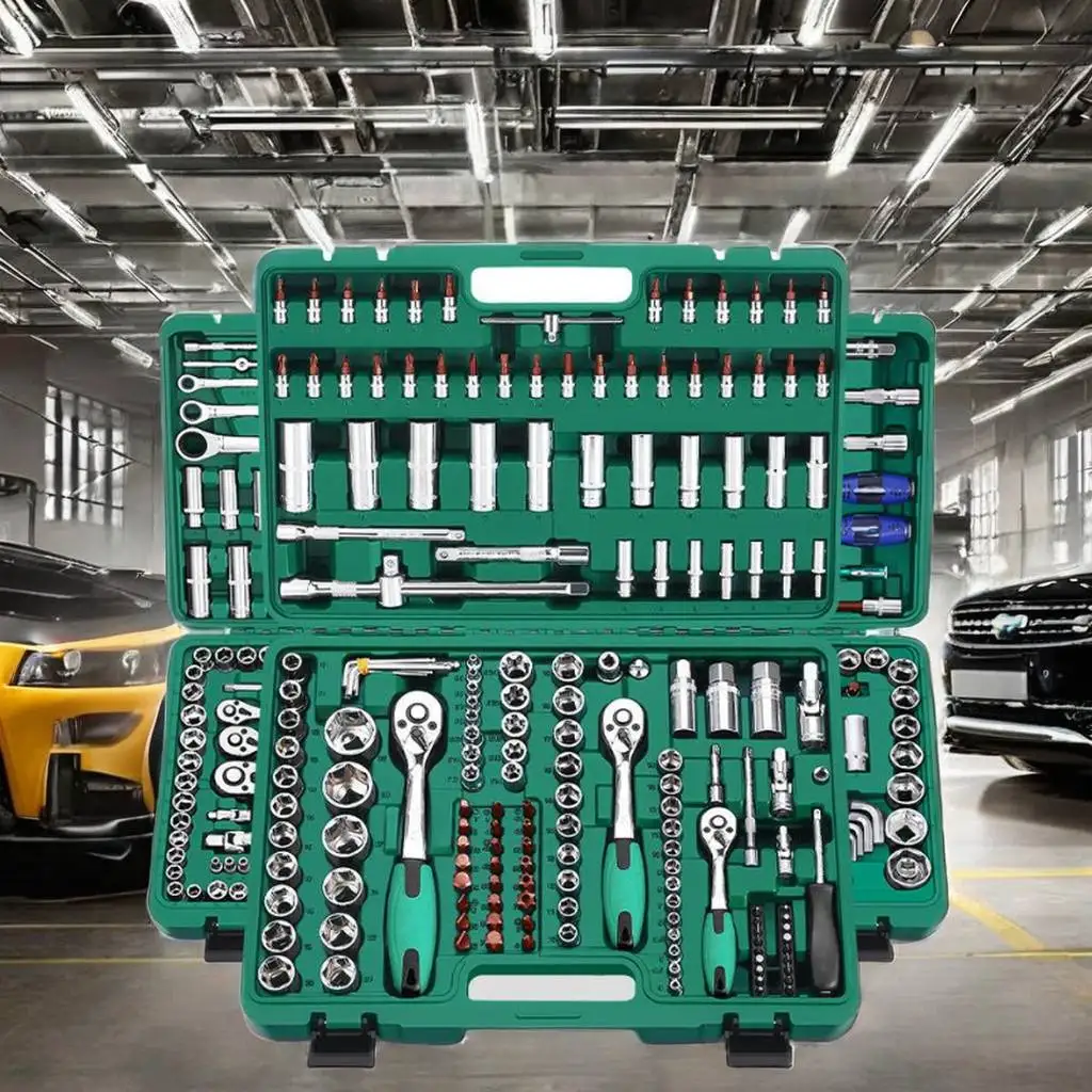 Reliable Versatile Universal 216 Pcs Tool Kit Home Renovation Projects Other Tools DIY Mechanic