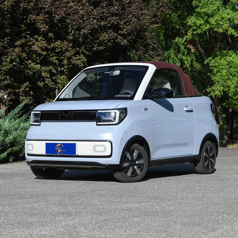Hot new design 2-seat cute car Wuling Hongguang mini electric convertible adult small car electric car