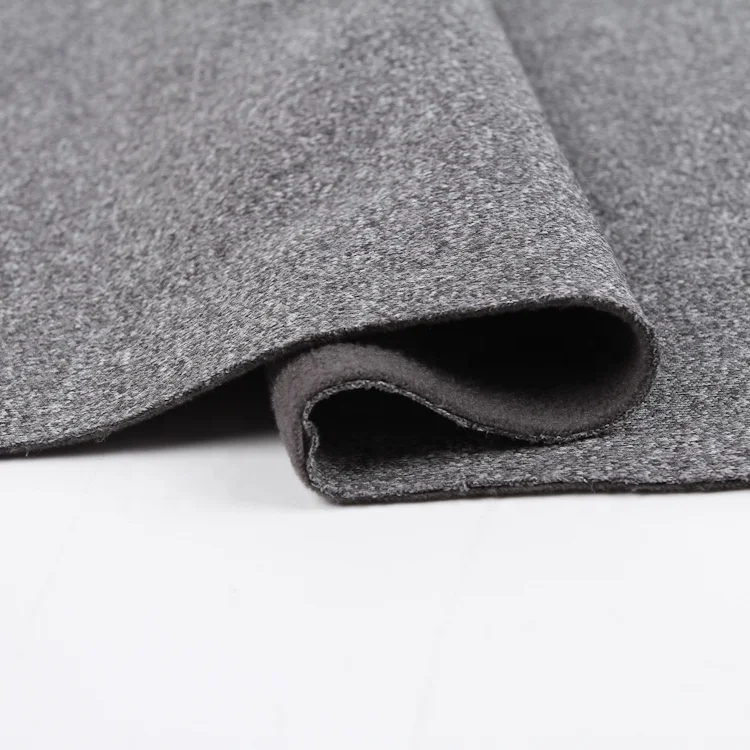 High quality wholesale warm cd yarn interlock fleece fabric 100% polyester bonded micro polar fleece fabric for clothing