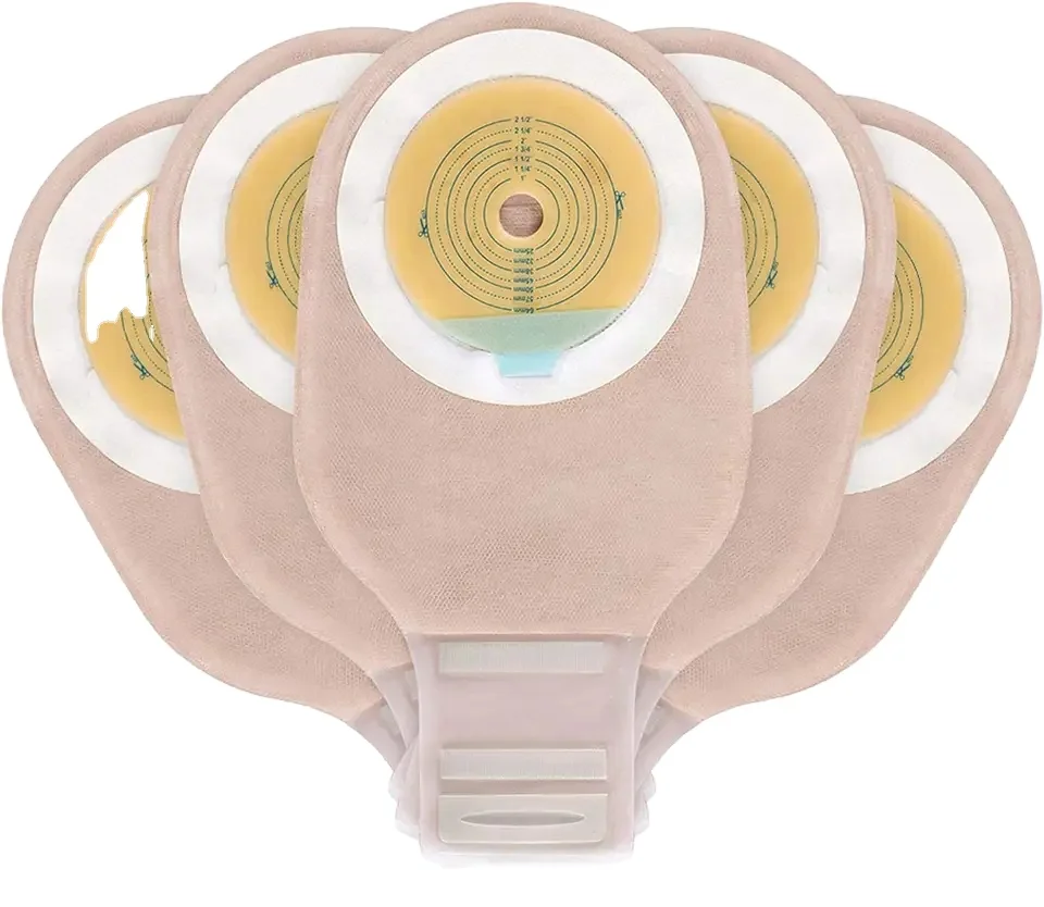 Trummed One Piece Stoma Ostomy Bag 1 Piece Colostomy Bag Drainage