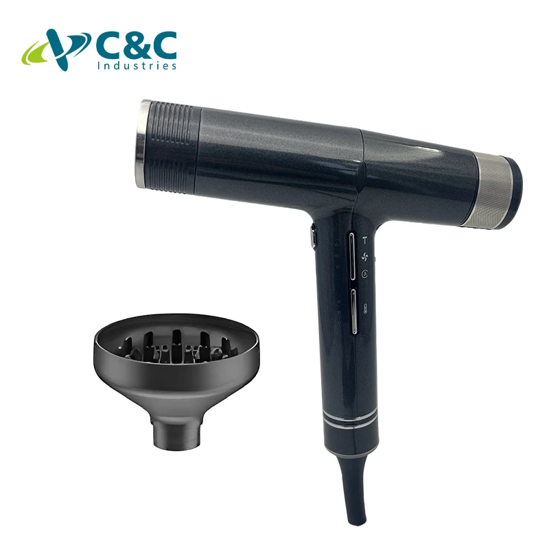 110000 rpm High Speed bldc Brushless Hair Tools Blow Dryer Brush Set Air Wrap Styler Cepillo Salon Hot Air Brush Hair Dryer