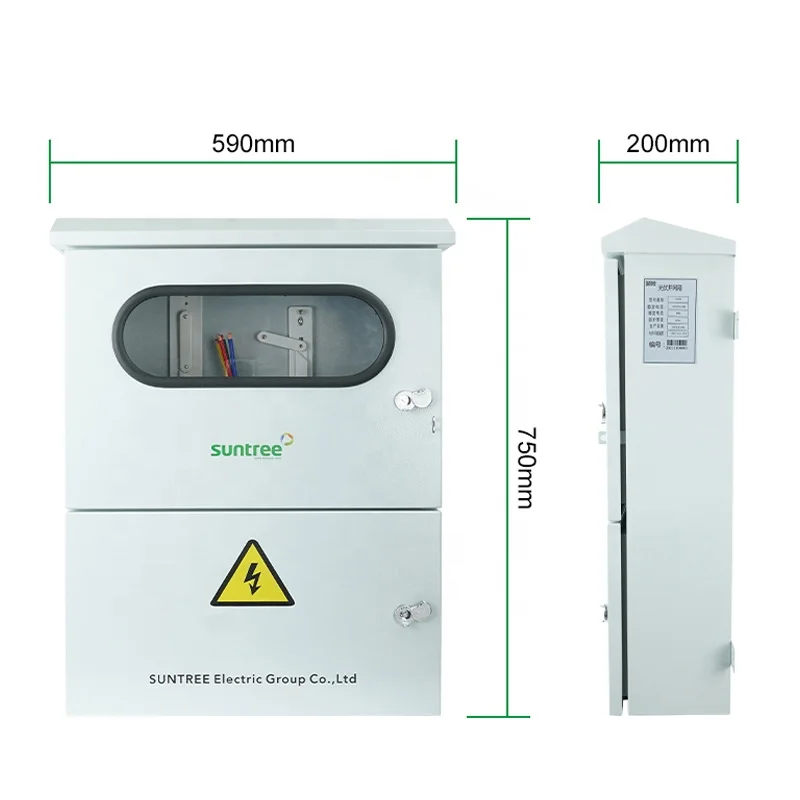 Suntree/OEM ac/dc on-grid solar pv combiner box  32A to 250A  connect 10KW 25KW 50KW  inverter