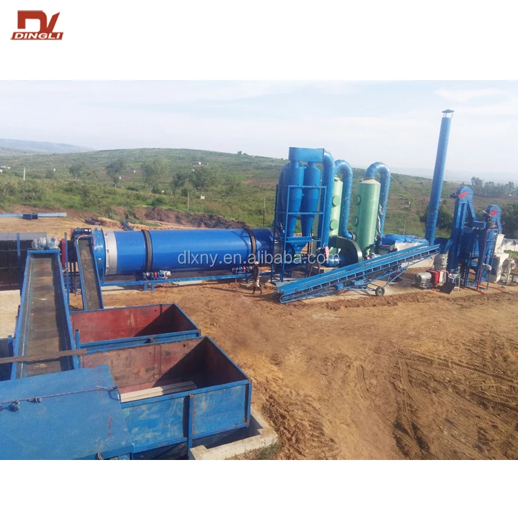 China Manufacturer Poultry Cattle Manure Dung Rotary Dryer Equipment with Hot Selling