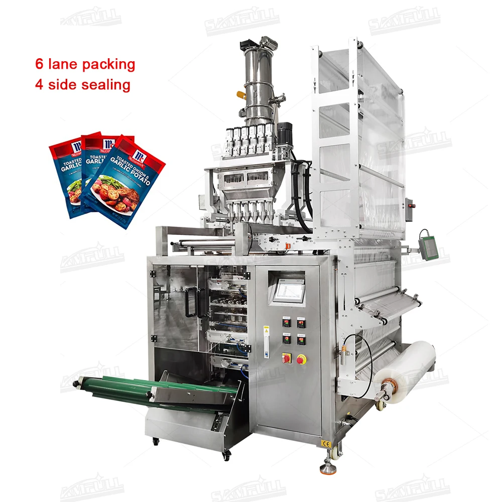 Automatic multi lane sugar salt mixed powder filling packing machine sugar stick packing machine