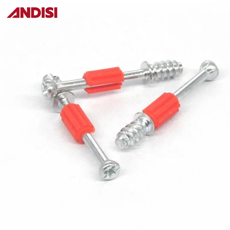 Mini fix furniture connecting connector screw bolt cabinet cam lock dowel furniture bolts