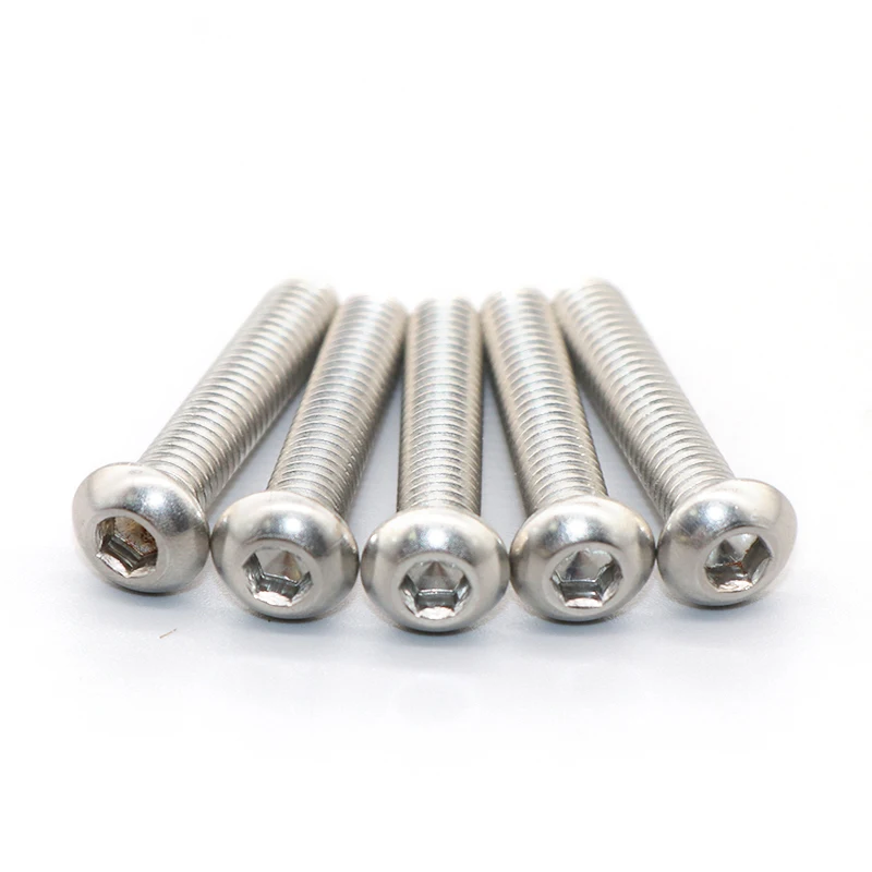 The Most Popular Stainless Steel SUS31608 M3-M16 A4-70 Hexagon Socket Flat Round Head Screw