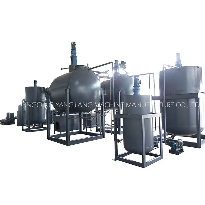 Многофункциональный черный трансформатор отходов двигателя Перегонки масла