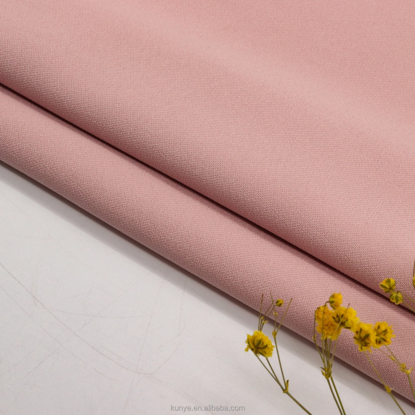 KUNYE organic eco medium weight NAIA acetate twill fabric for office wear