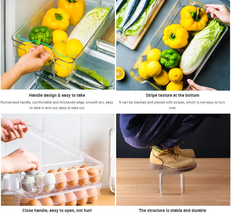 clear plastic food storage product