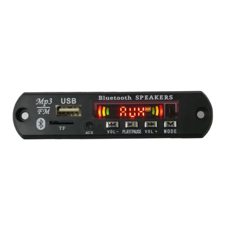 747d sd card aux audio player bluetooth receiver module 5v,design mp3 pcba wireless audio circuit decoder board 12v with radio