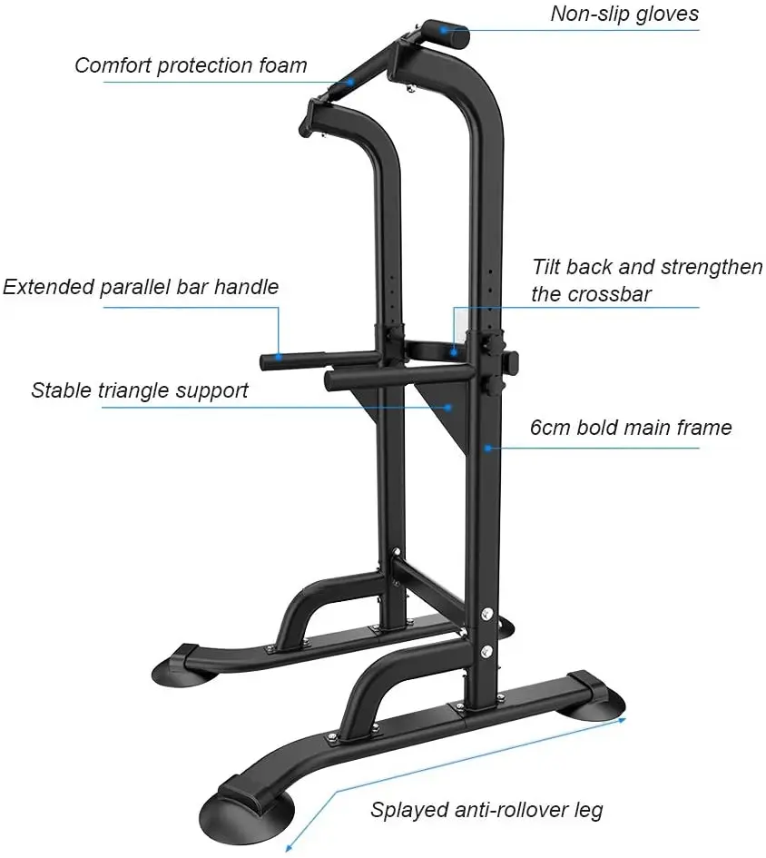 Hot Sale Indoor pull up bar single bar Power and dip station for home