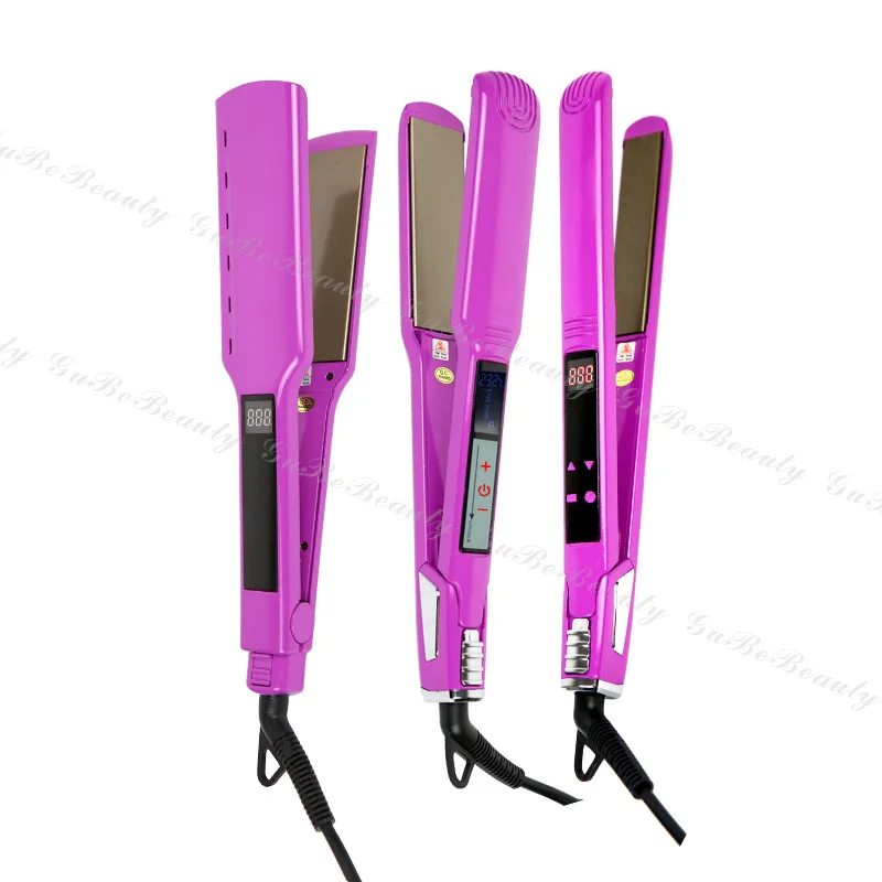 Gubebeauty AMZ hot straightener hair flat iron hair straightener electric hair straightener for homeuse salon