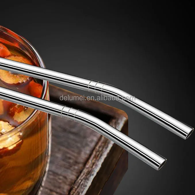 Wholesale Food Grade Silver 304 Stainless Steel Coffee Drinking Yerba Mate Tea Detachable Straw with Filter Spoon