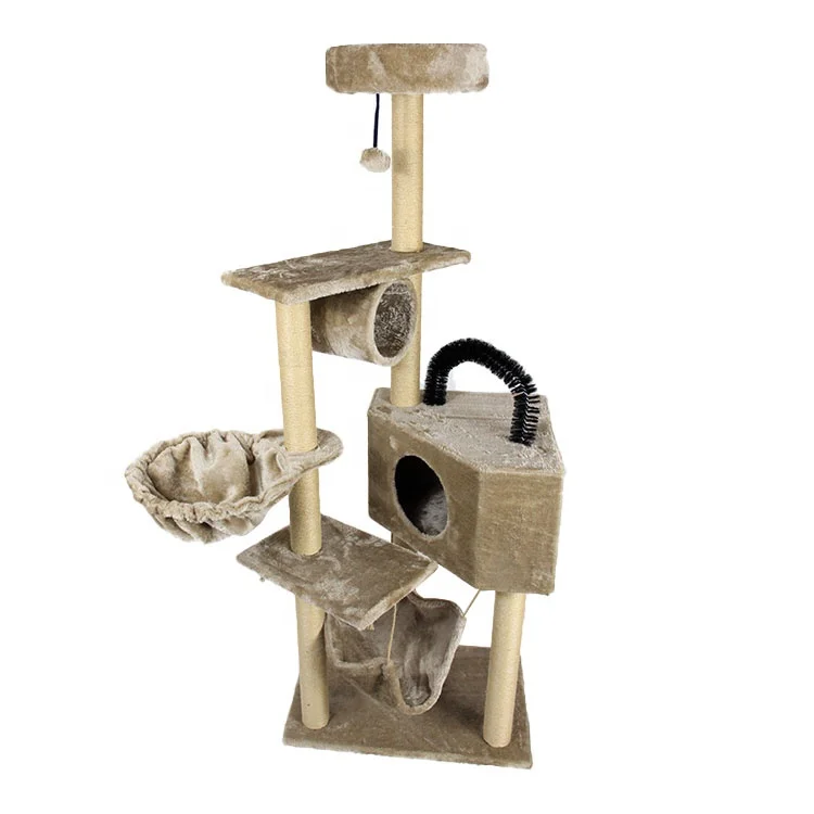 
Luxurious cat scratching tree house indoor scratch board 