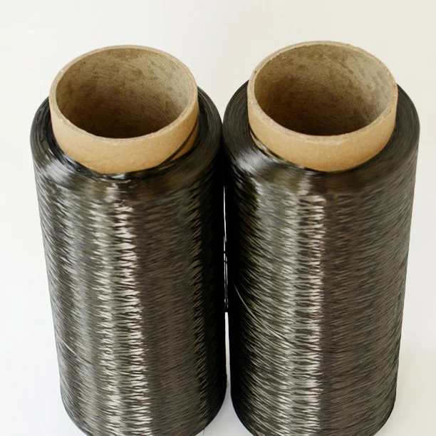 Chinese factory carbon fiber filament yarn 3k 6k 12k Carbon Fiber Yarn On Bobbins T300 T700 Carbon Fiber Yarn