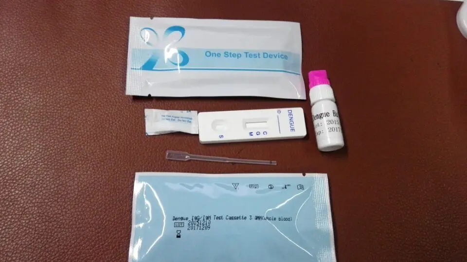  Dengue IgG/IgM/NS1 устройство для быстрого тестирования
