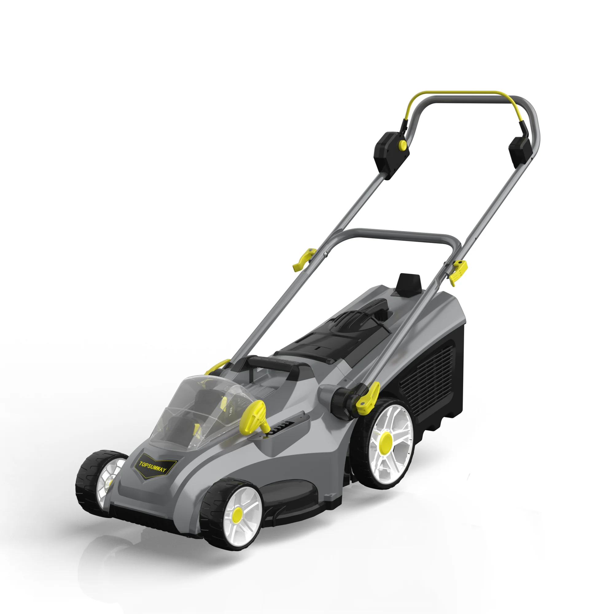 380mm Cutting Width 36V Brush Mower Grass Cutter Chinese Mower Parts & Accessories 25-65mm Adjustable