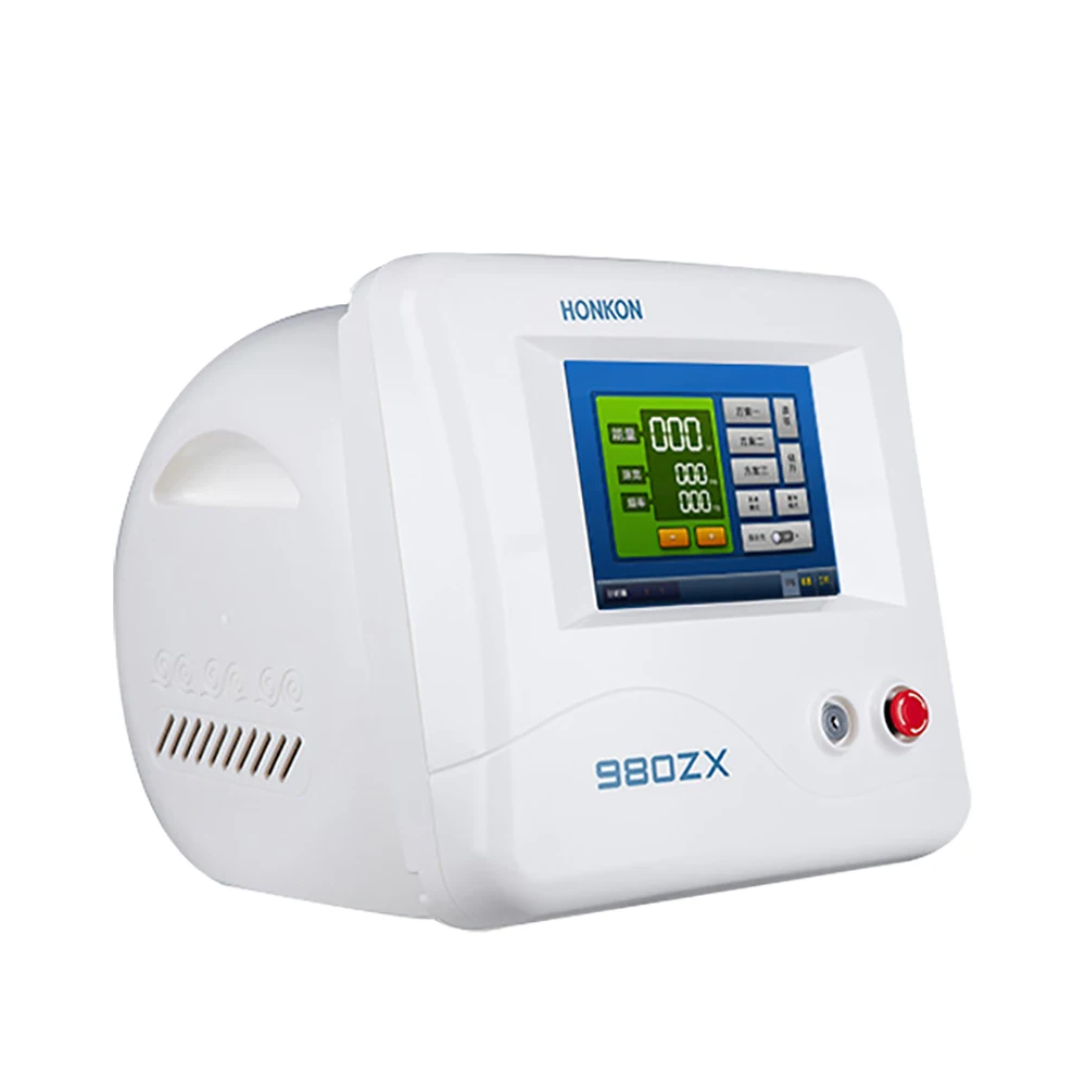 2022 HONKON 908nm skin treatment 15w diode laser for vascular removal Portable 1064nm & 532nm Q-switched machine