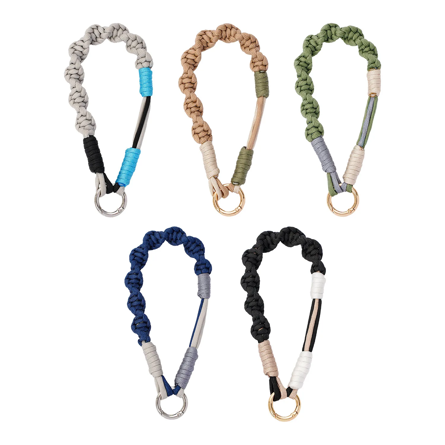 2025 Handmade Mobile Phone Lanyard Wear-resistant Durable Mobile Phone Chain Outdoor Sports Anti Lost Cell Phone Strap Keychain