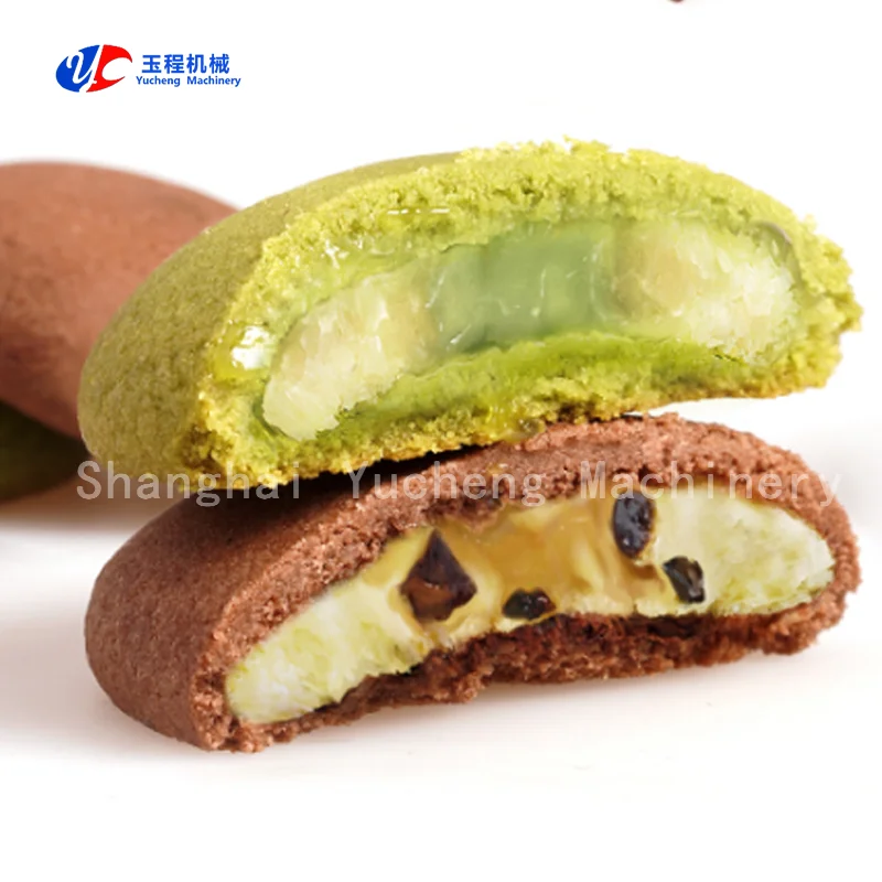 Multifunctional Factory Use Snack Bakery Chocolate Cheese Butter Filling Cookie Extrude Encrusting Machine