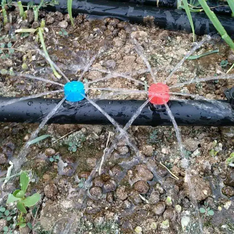 High Quality Adjustable 8 Hole Water Emitter Micro Irrigation Dripper  For Irrigation Sprinkler