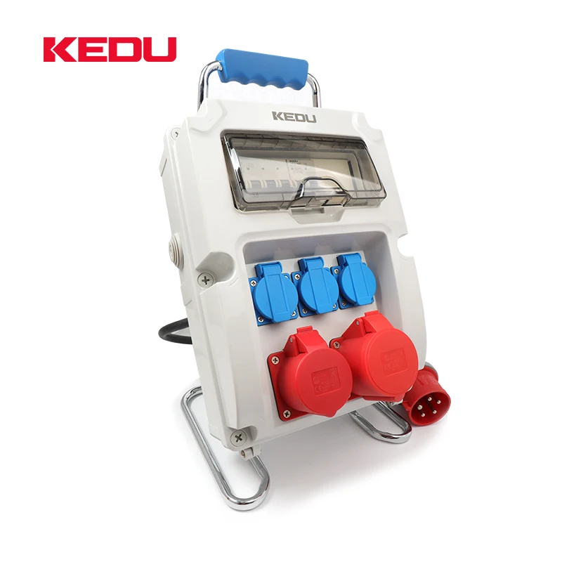 KEDU BX2-3 Waterproof Industrial Portable Power Distribution Box IP65