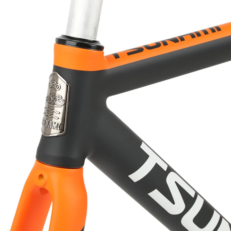 TSUNAMI SNM300 6066-T6 Aluminum Fixed Gear Frame with  Fork 700c singlespeed bike Fixie Bike Frame track Bicycle Frameset