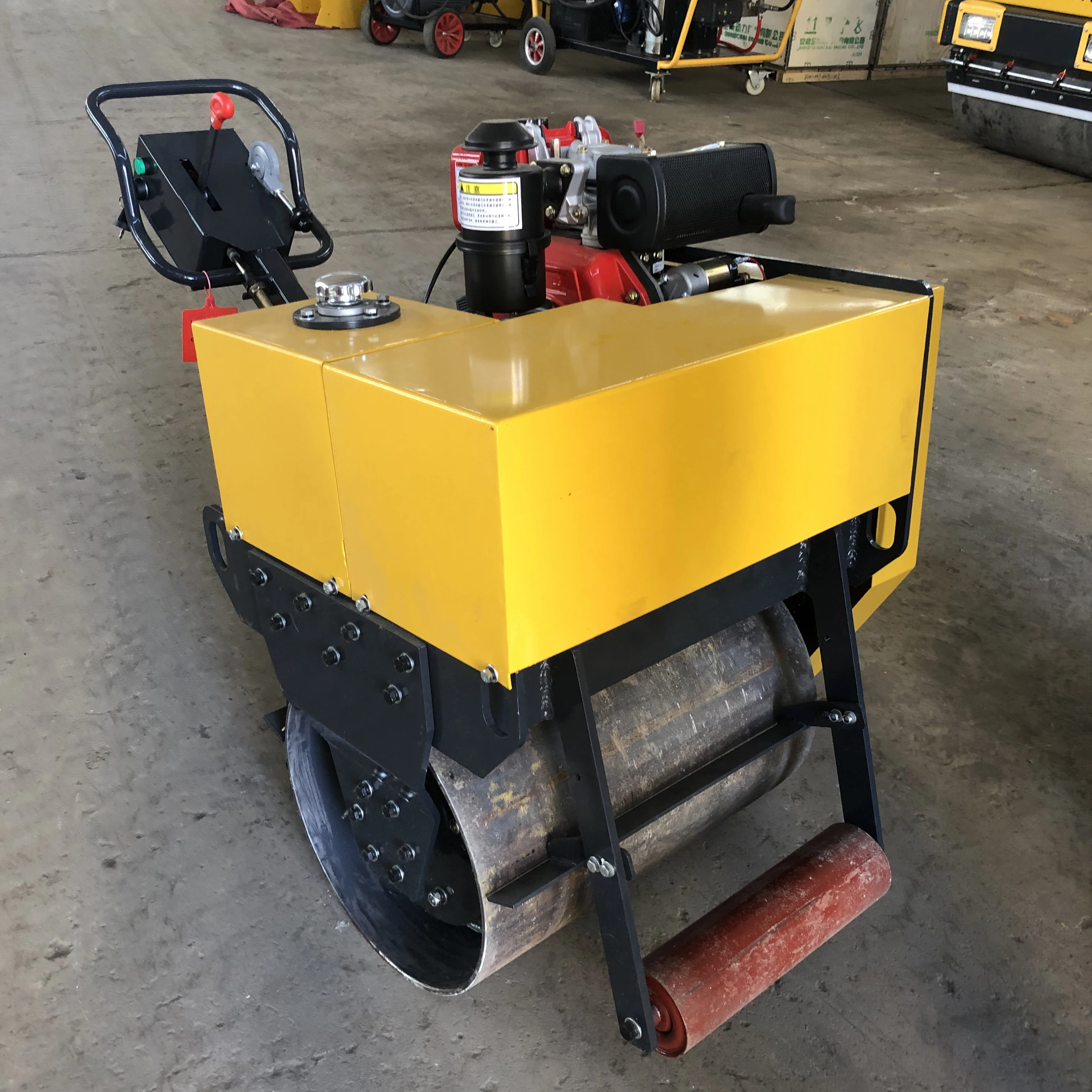 construction use soil compactor vibratory construction machinery mini edge finis road roller