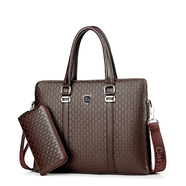 Новый мужской деловой портфель, модная сумка через плечо из искусственной кожи, сумка-мессенджер, отправка того же клатча, сумка для ноутбука 14 дюймов