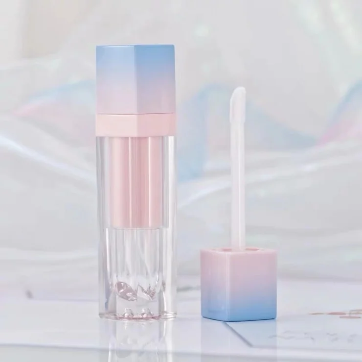 5ml Blue powder handmade lip gloss tube lip glaze tube packaging material With Wands wholesale