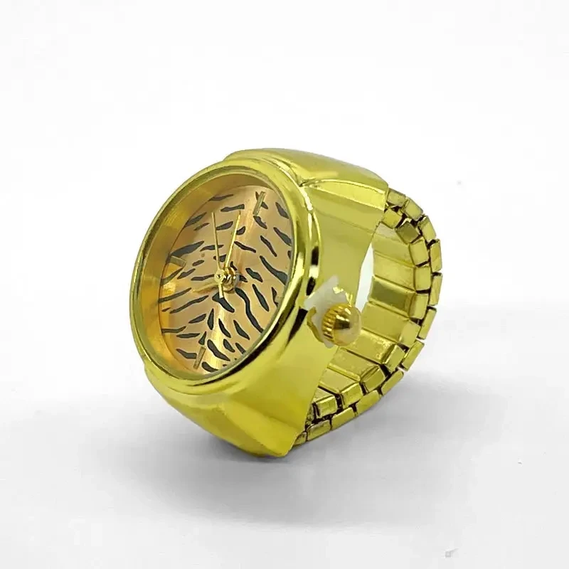 Free Size Luxury Rings Quartz Watches Men Women Couple Ring Watch Ladies Fashion Clock relojes