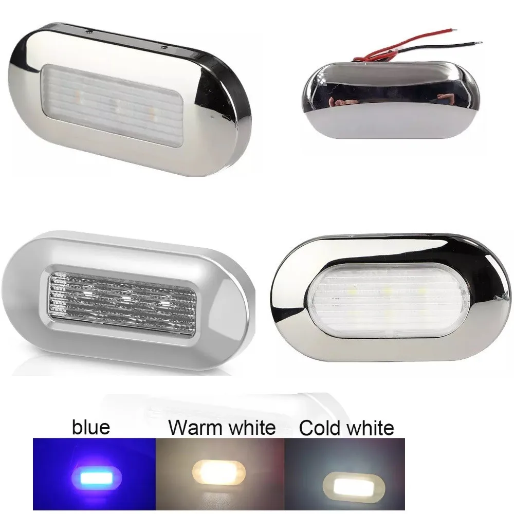 Waterproof 12V Marine LED Courtesy Light 1W Boat Interior Lights