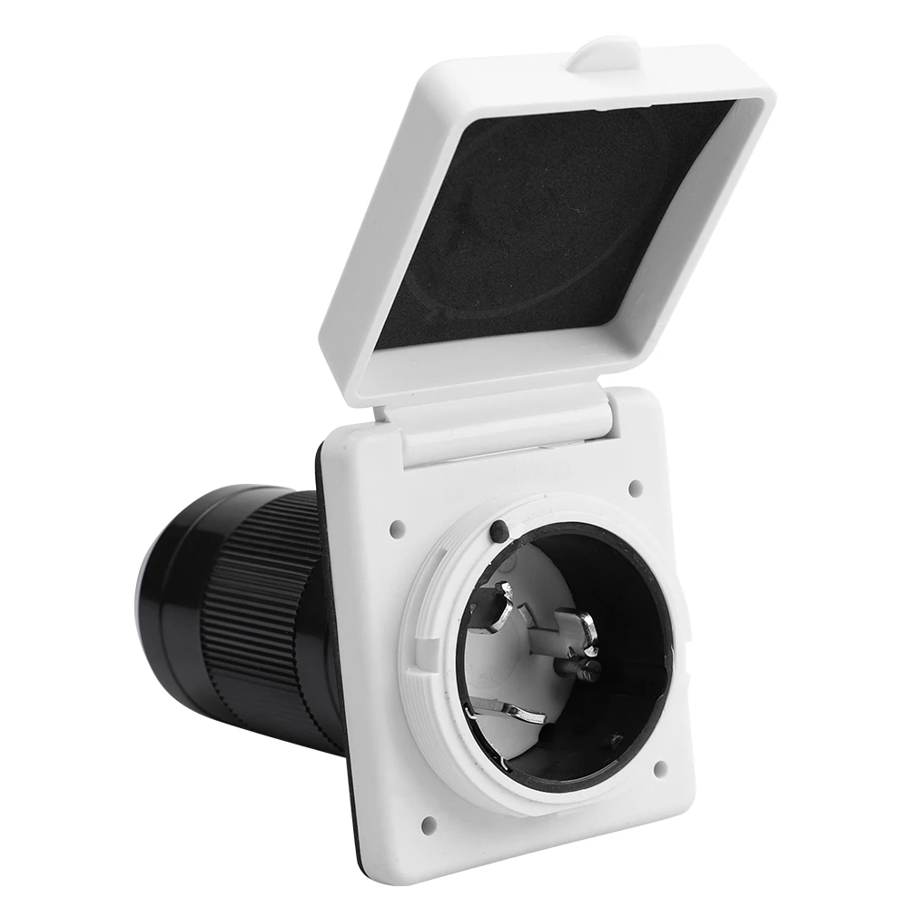 SS 2-50P RV на входе 50amp 125/250V постоянное напряжение мужской входной разъем питания лампы для грузовых автомобилей лодки Аксессуары белый/черный