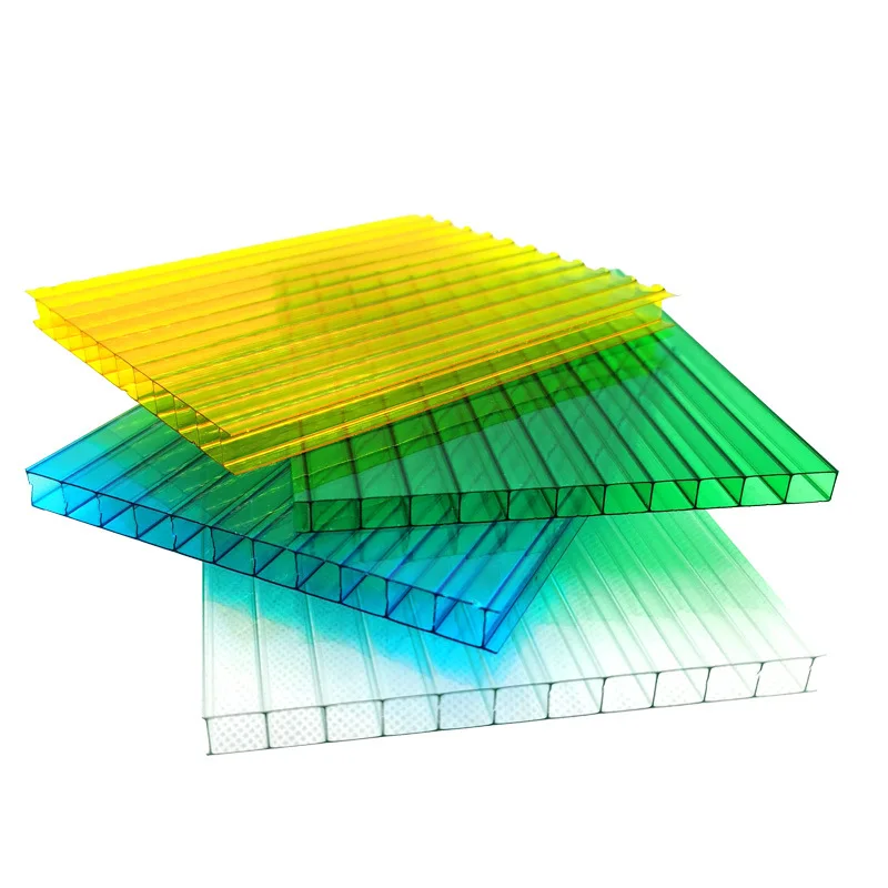 PC sheets greenhouse sheets 2-wall 3-wall 4-wall 5wall policarbonato alveolare abrasion resistant  polycarbonate solid sheets