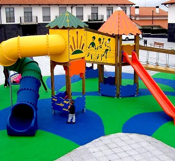 Wet Pour in Place Epdm Rubber Colored Flooring Surface FN an 22071808