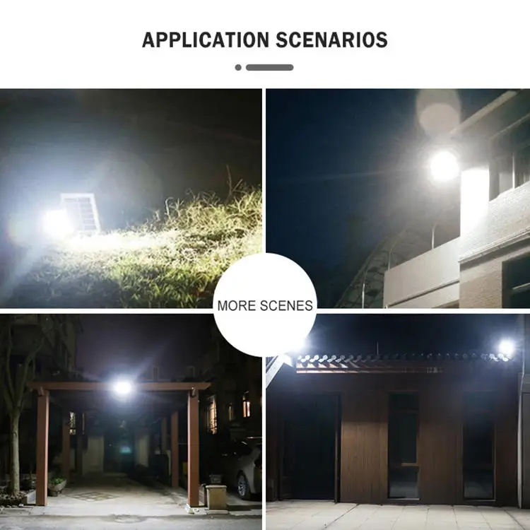 Low prices 30W 50W 100 watt solar flood light warm white cold white led flood lights PC housing with motion sensor